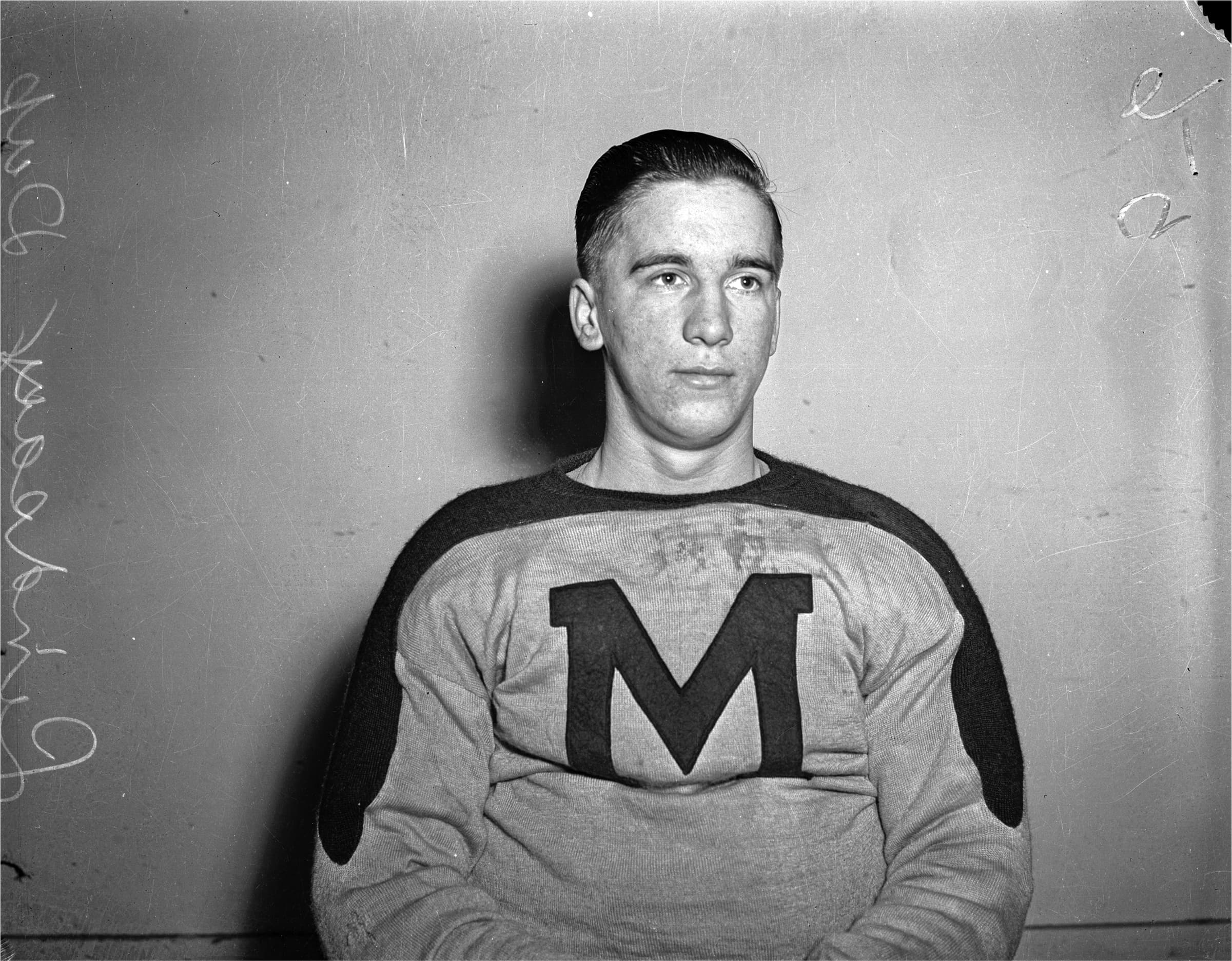 Ted Lindsay headshot junior hockey team
