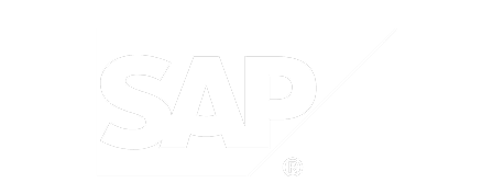 SAP white logo